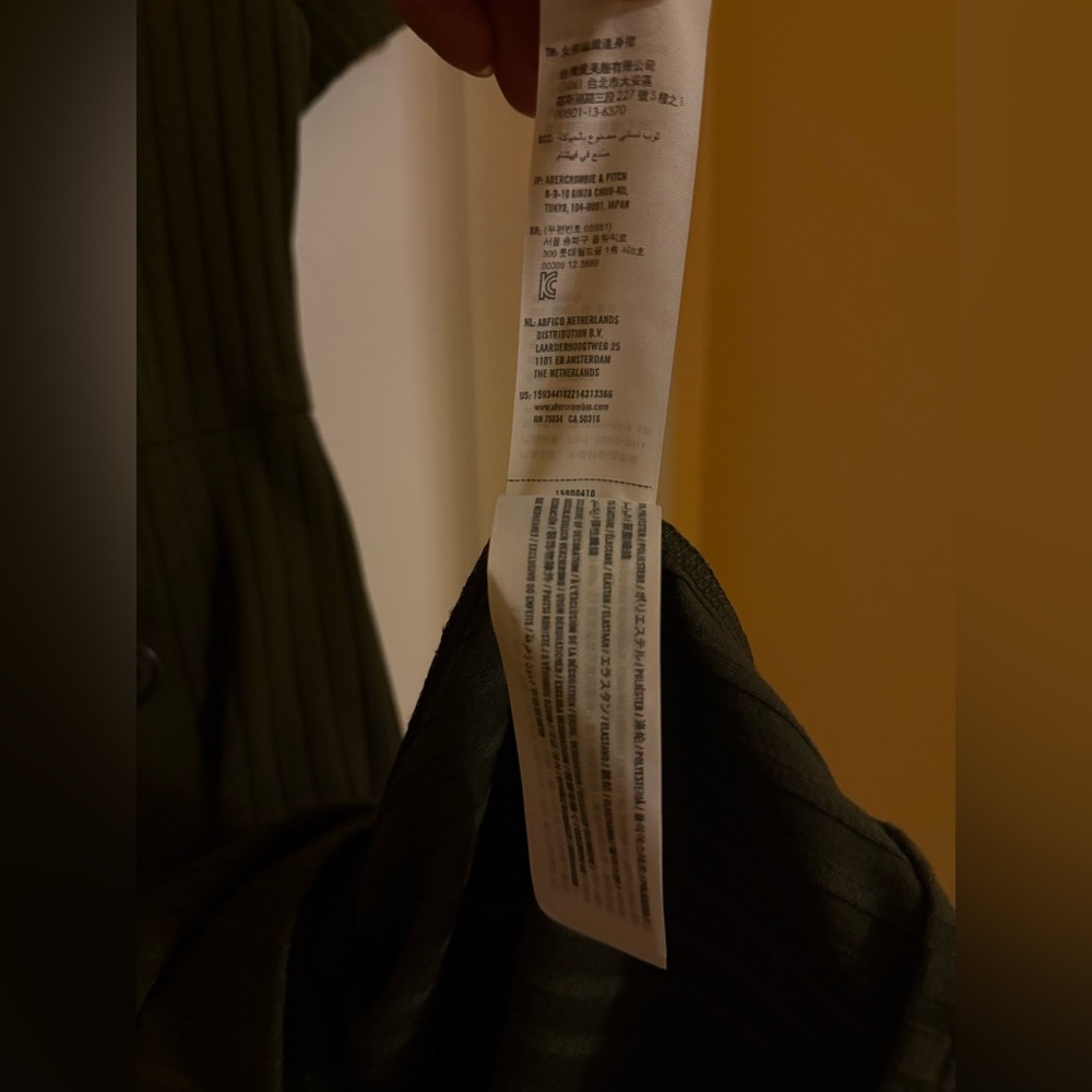 Abercrombie & Fitch - Midi Ribbed Buttoned Dress … - image 4